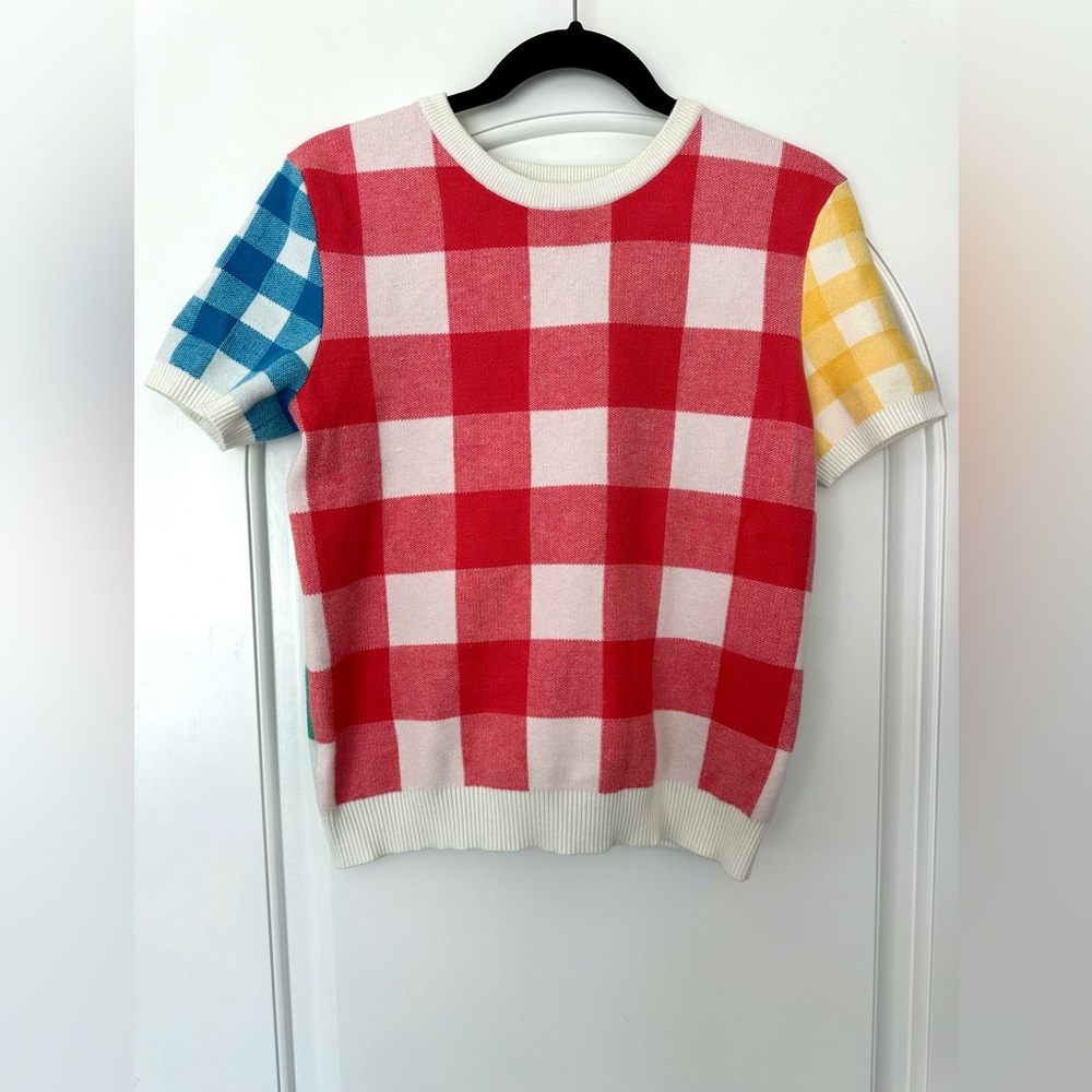 English Factory Gingham Shirt Size S